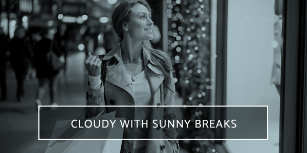 Cloudy with sunny breaks